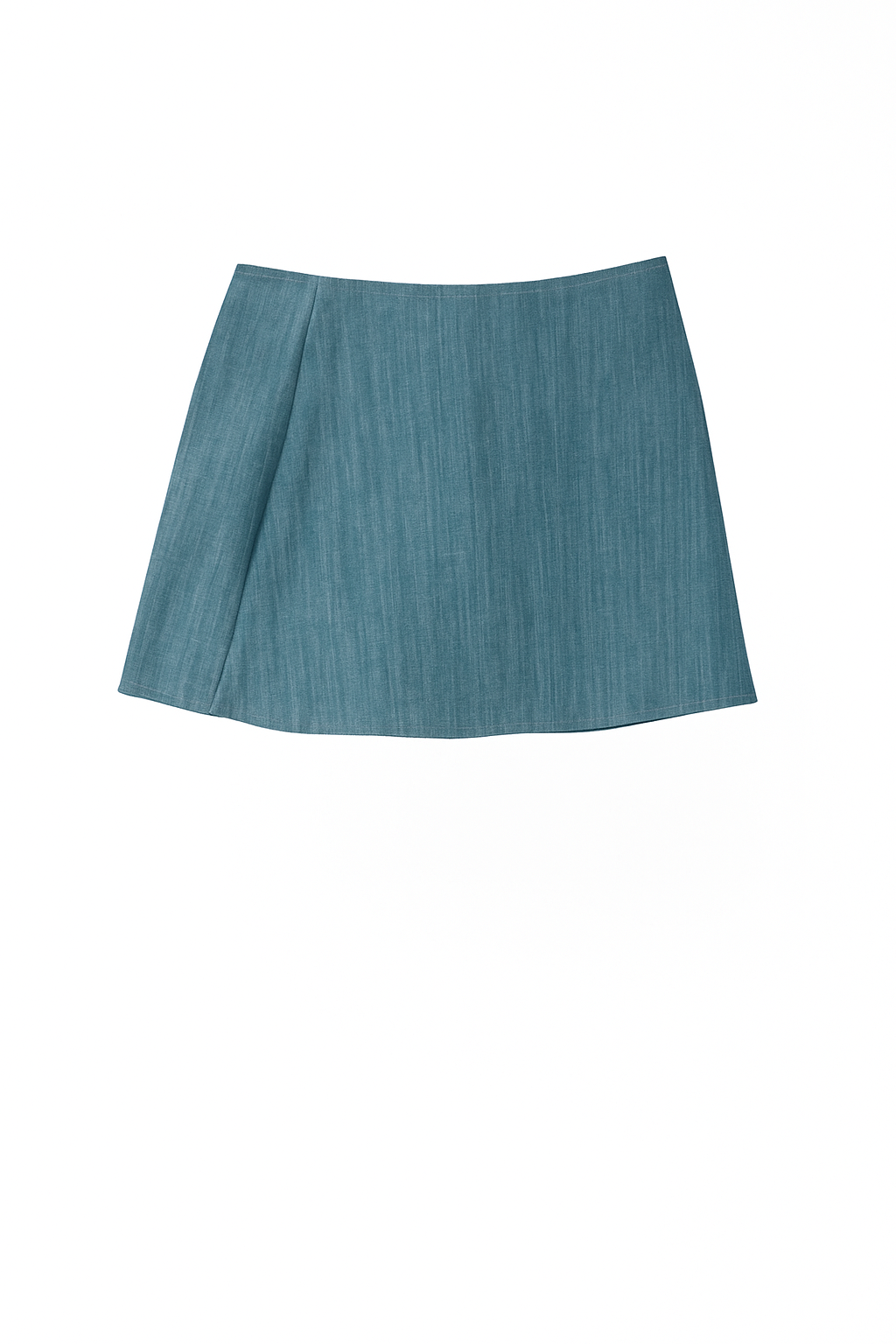Denim Wrap Skirt