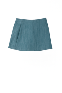 Denim Wrap Skirt