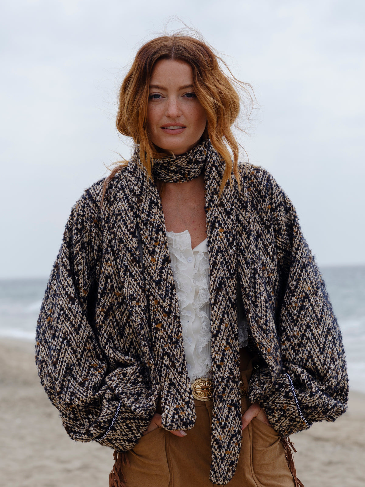VENICE CHEVRON SWEATER