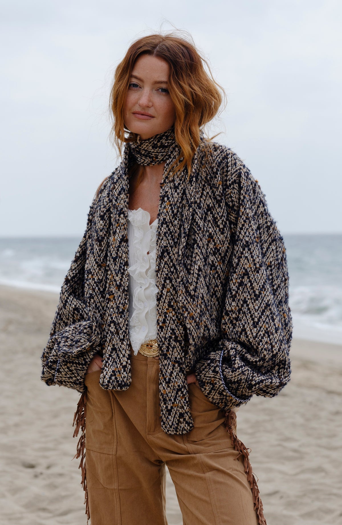 VENICE CHEVRON SWEATER
