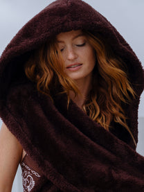 Hooded Scarf / Chocolate