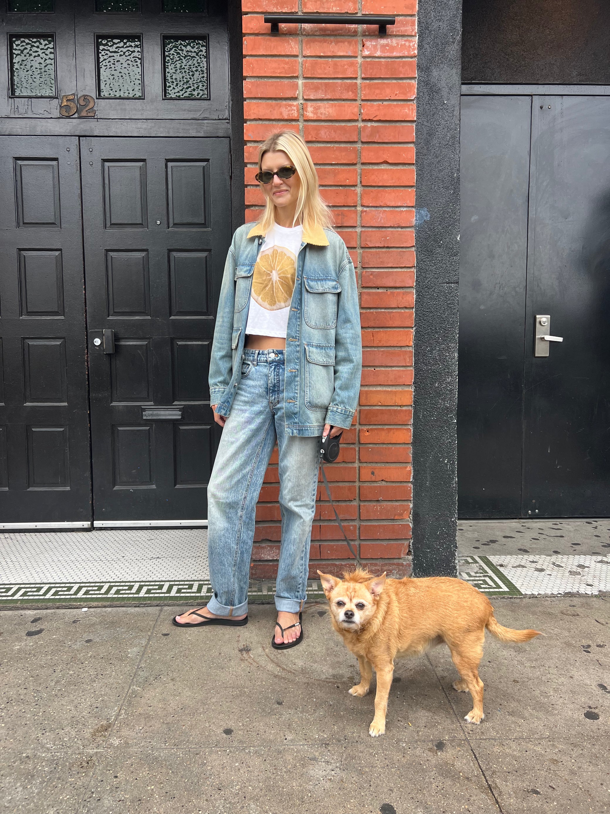 Weiser Lemon Cropped Tee