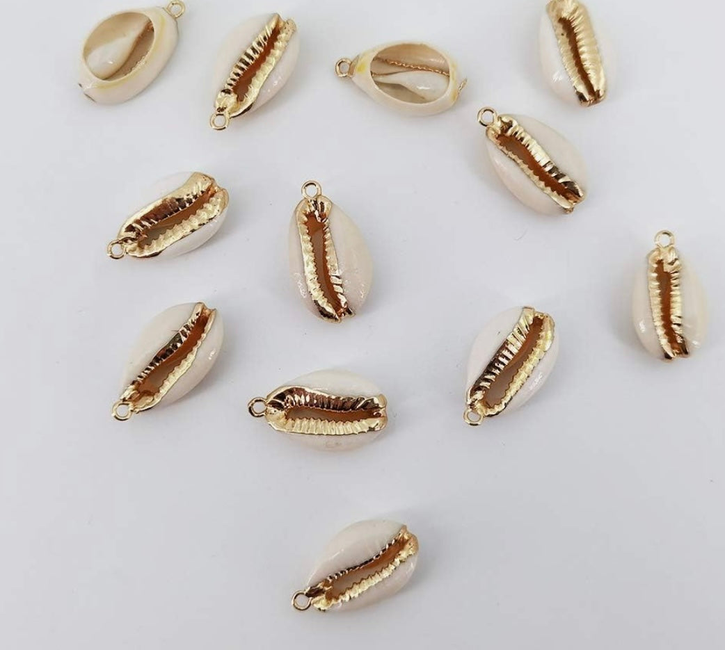 Gold Puka Shell Necklace