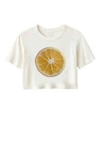 Weiser Lemon Cropped Tee