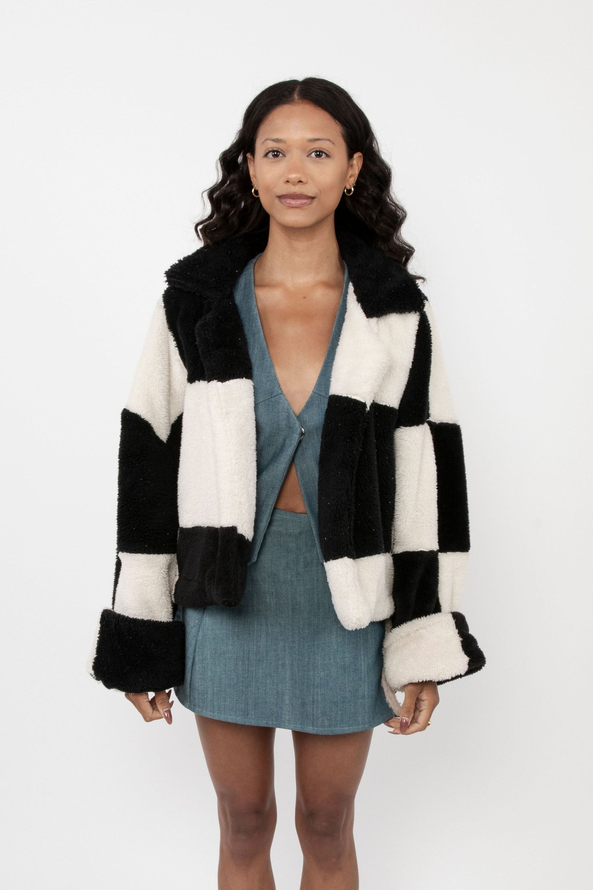Queen Checker Crop