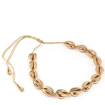 Gold Puka Shell Necklace